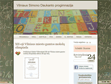 Tablet Screenshot of daukantopagrindine.vilnius.lm.lt.migdolas.serveriai.lt