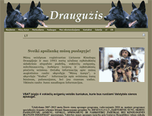 Tablet Screenshot of drauguzis.lt.tigras.serveriai.lt